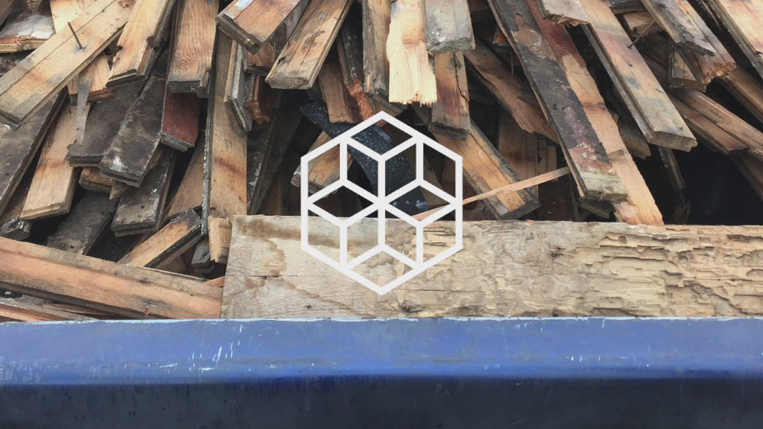 A short reel of Jay sourcing local wood, processing, sanding, building, and staining shelves, then Alyssa pouring and sanding our cement pots.  